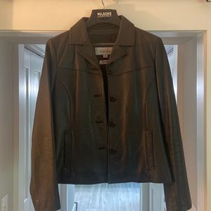 Wilson’s Vintage black leather jacket